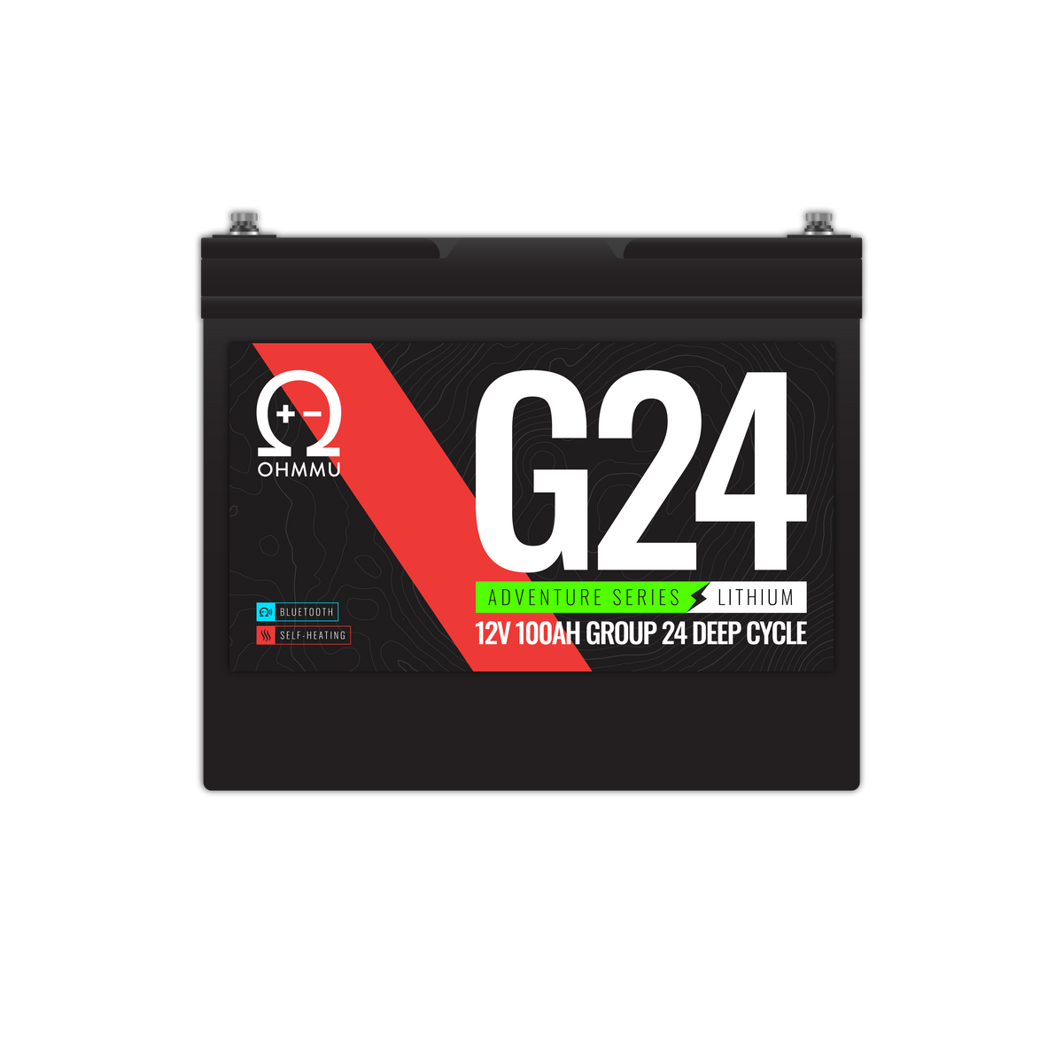 Group 24 - 100Ah Lithium 12V Deep Cycle Battery