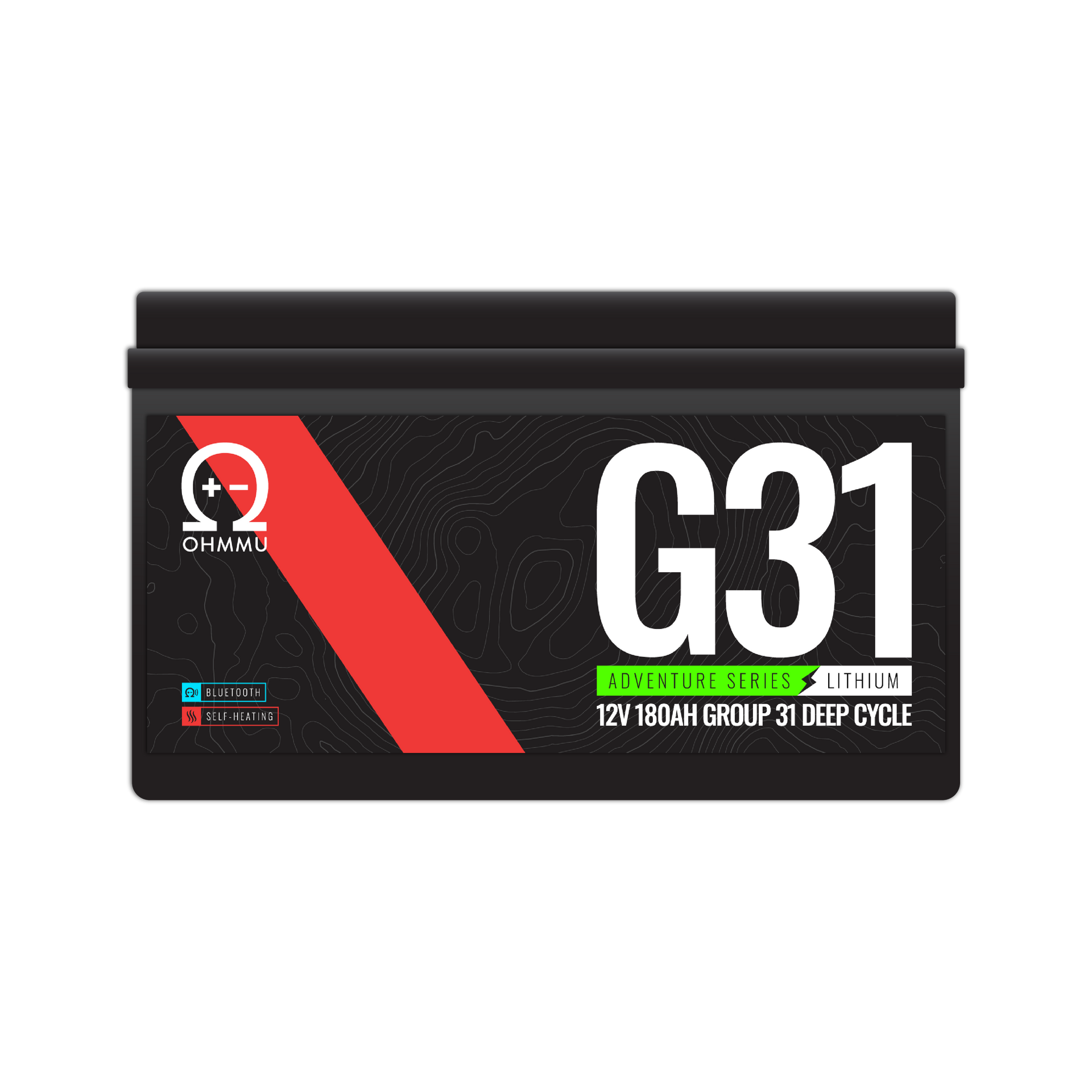 Group 31 - 180Ah Lithium 12V Deep Cycle Battery – OHMMU ENERGY