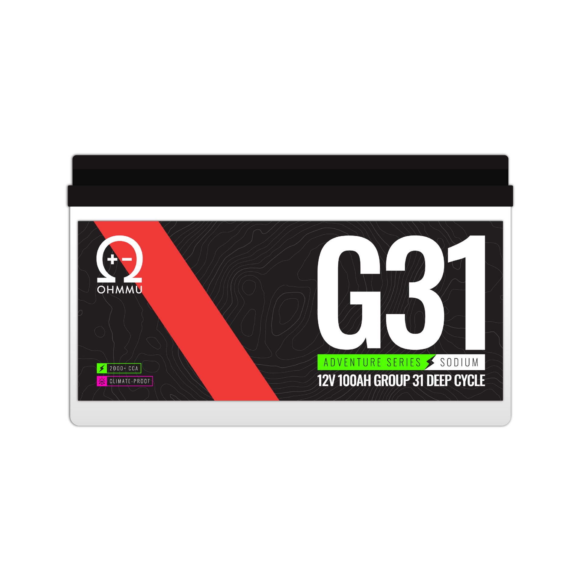 Group 31 - 100Ah Sodium 12V Dual Purpose Deep Cycle Battery
